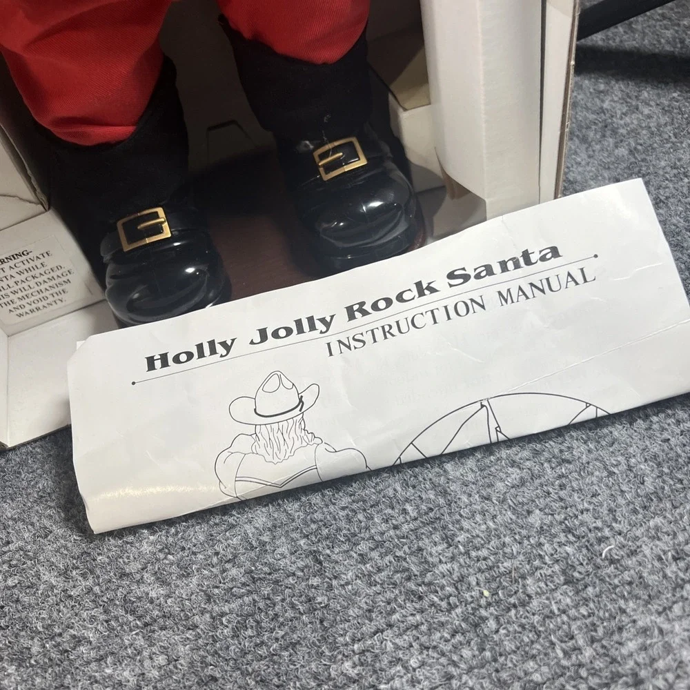 Holly Jolly‎ Rock Santa Dancing Alan Jackson 1999 ~ Doesn't Work